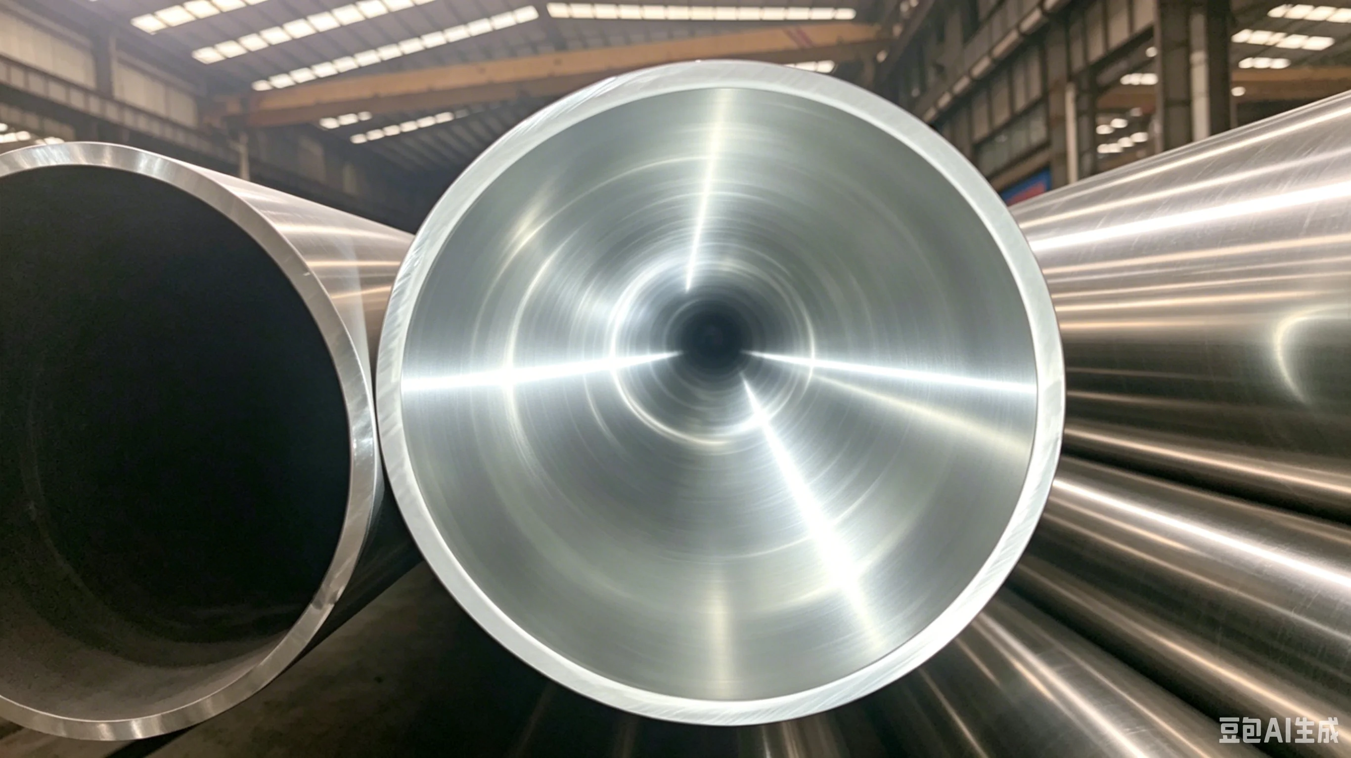 Nickel alloy pipe detail