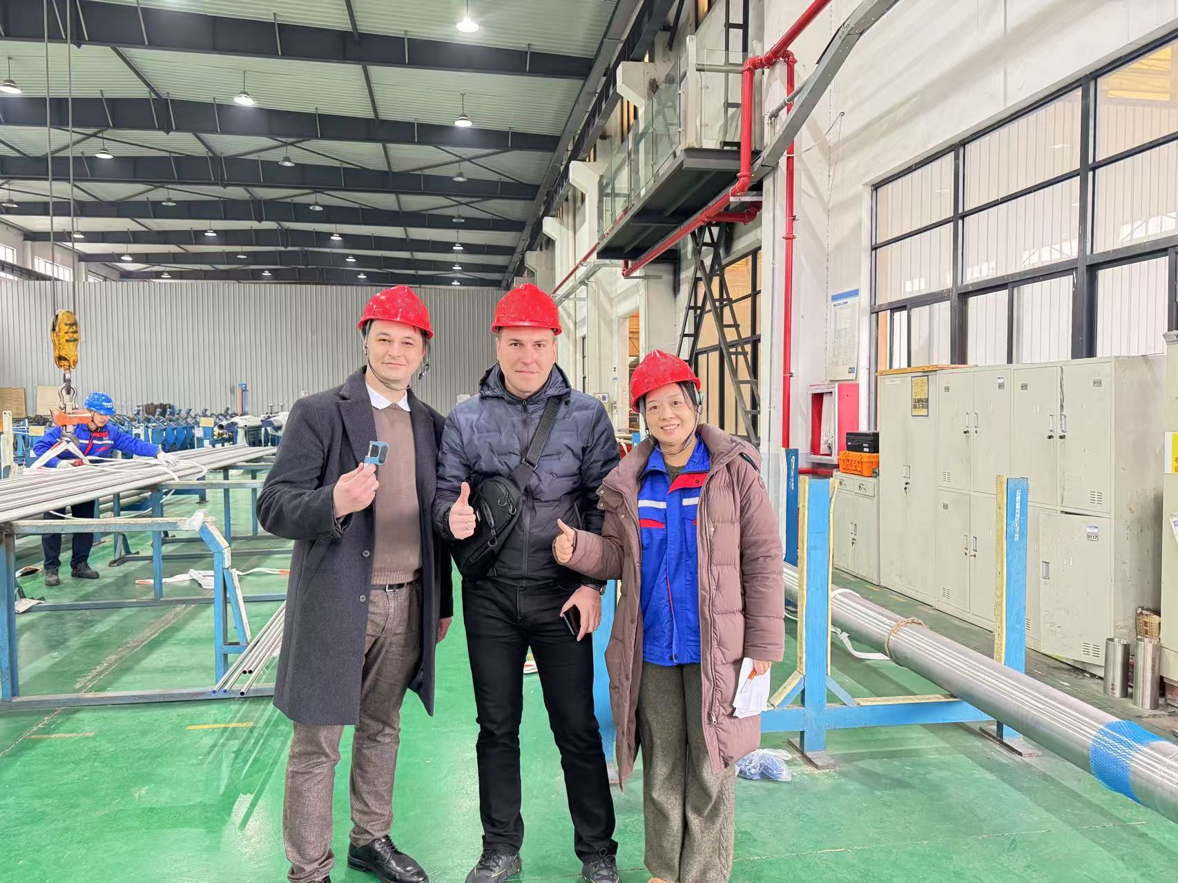 Toko Tech's Seamless Nickel-alloy Pipes for Foreign Customers Successfully Passed Acceptance.